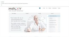 Desktop Screenshot of mploy.dk