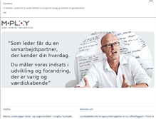 Tablet Screenshot of mploy.dk
